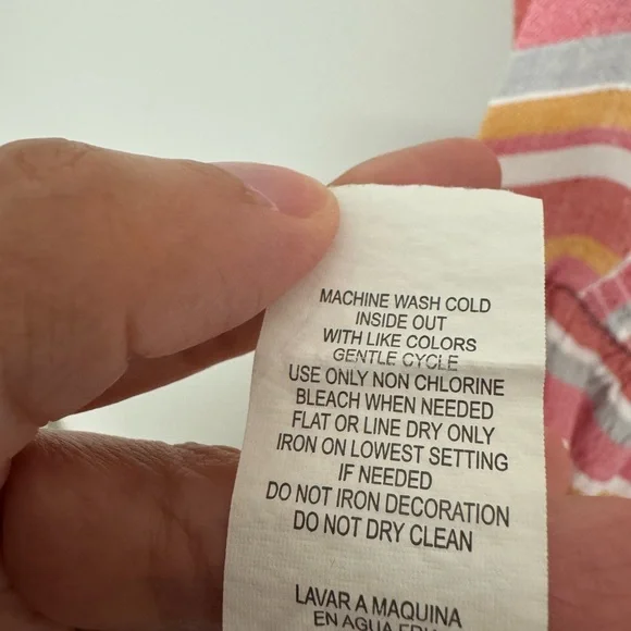 My Michelle Pink and Yellow Dress - Picture 7 of 8